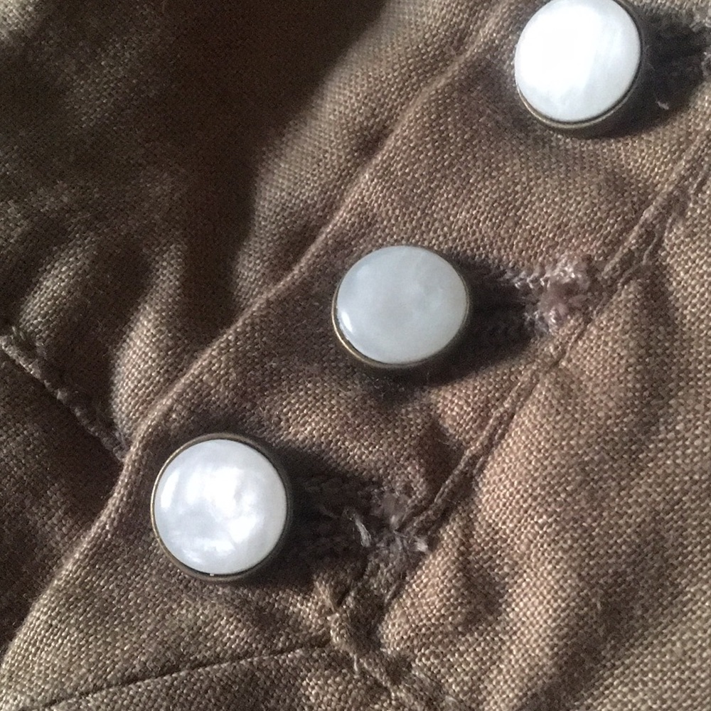 Anthropologie Hei Hei First Harvest Linen Jacket - Picture 5 of 5